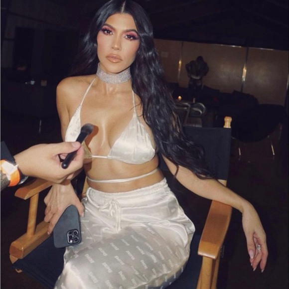 NWT Skims Jacquard Triangle Bralette Talc - Picture 5 of 9